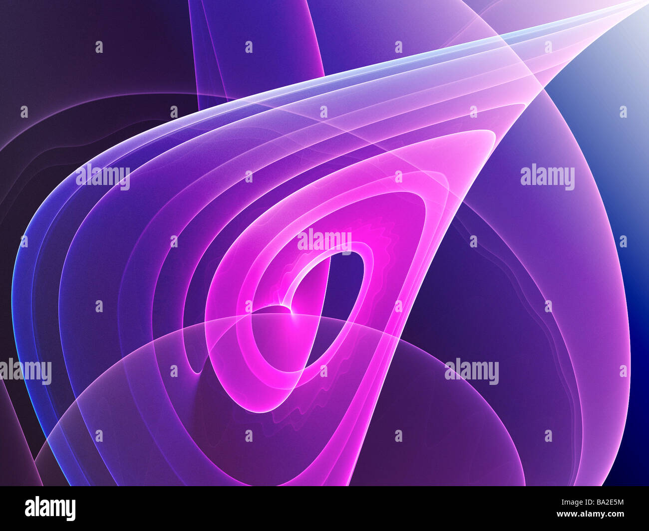 Abstract wallpaper illustration of wavy flowing energy Stock Photo - Alamy