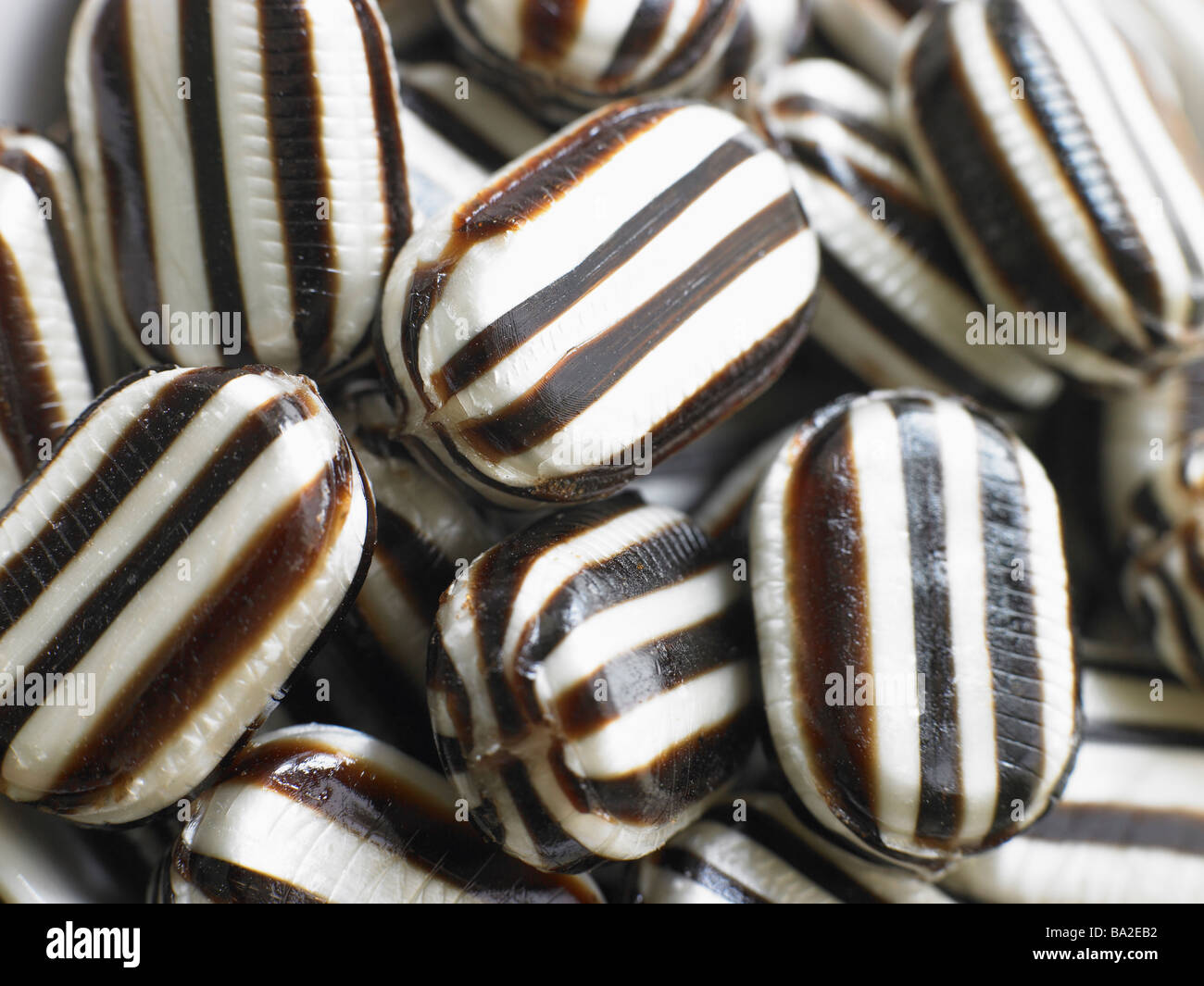 Hard Candy Humbugs In A Large Group Stock Photo