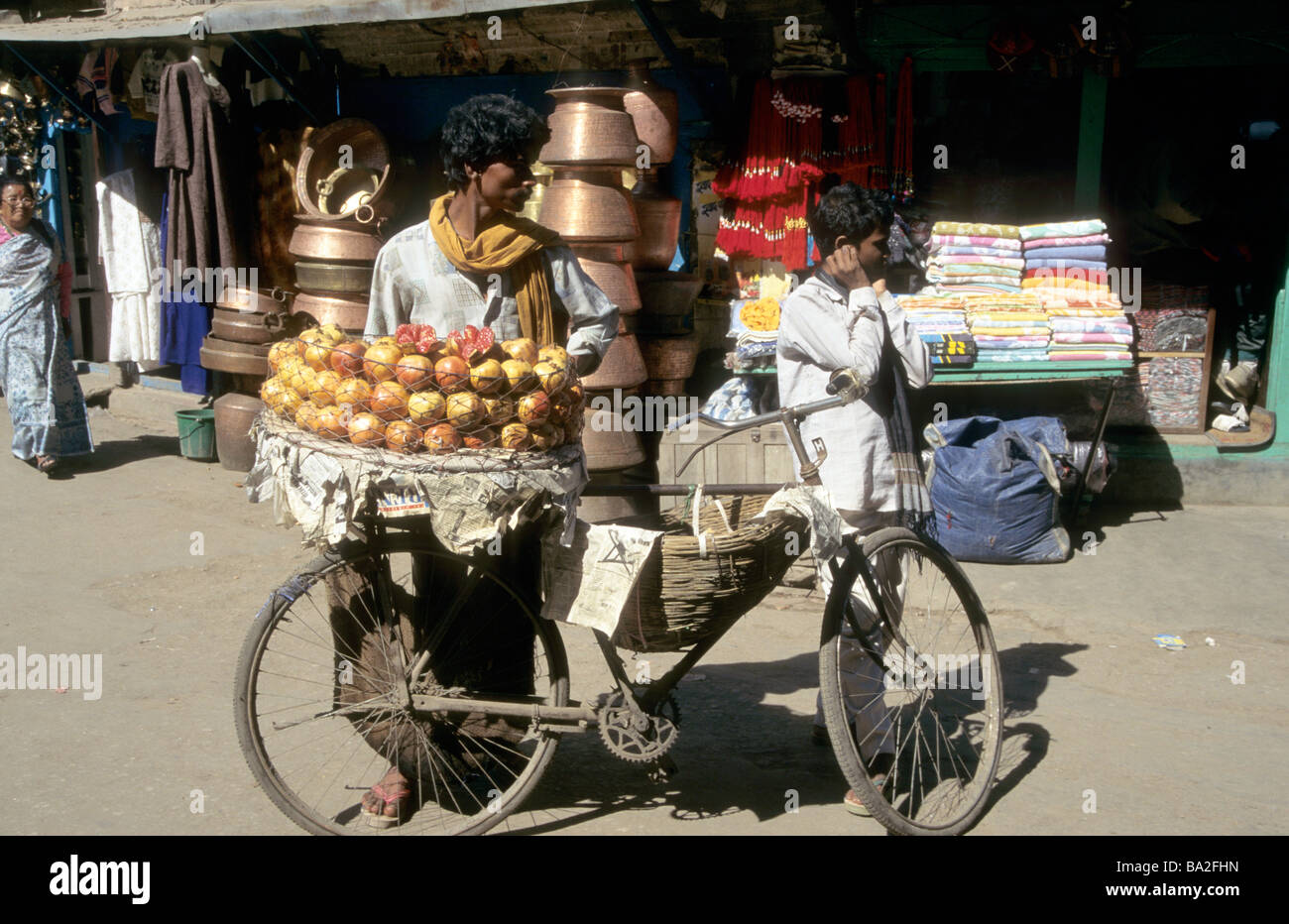 Nepal, Kathmandu, Local Bazaar Stock Photo - Alamy