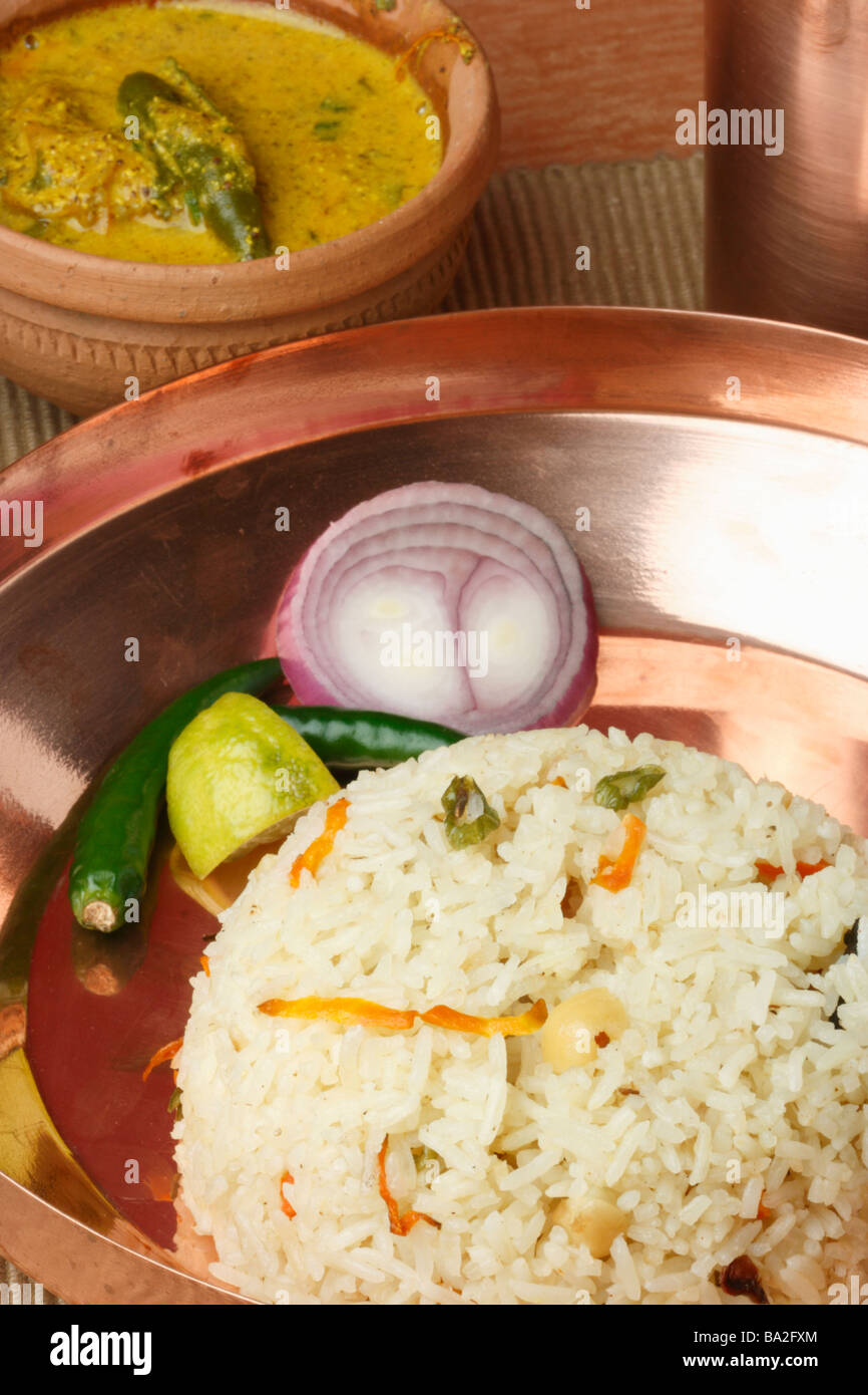 Ghee bhatt is an Indian rice based dish from bengal which is prepared