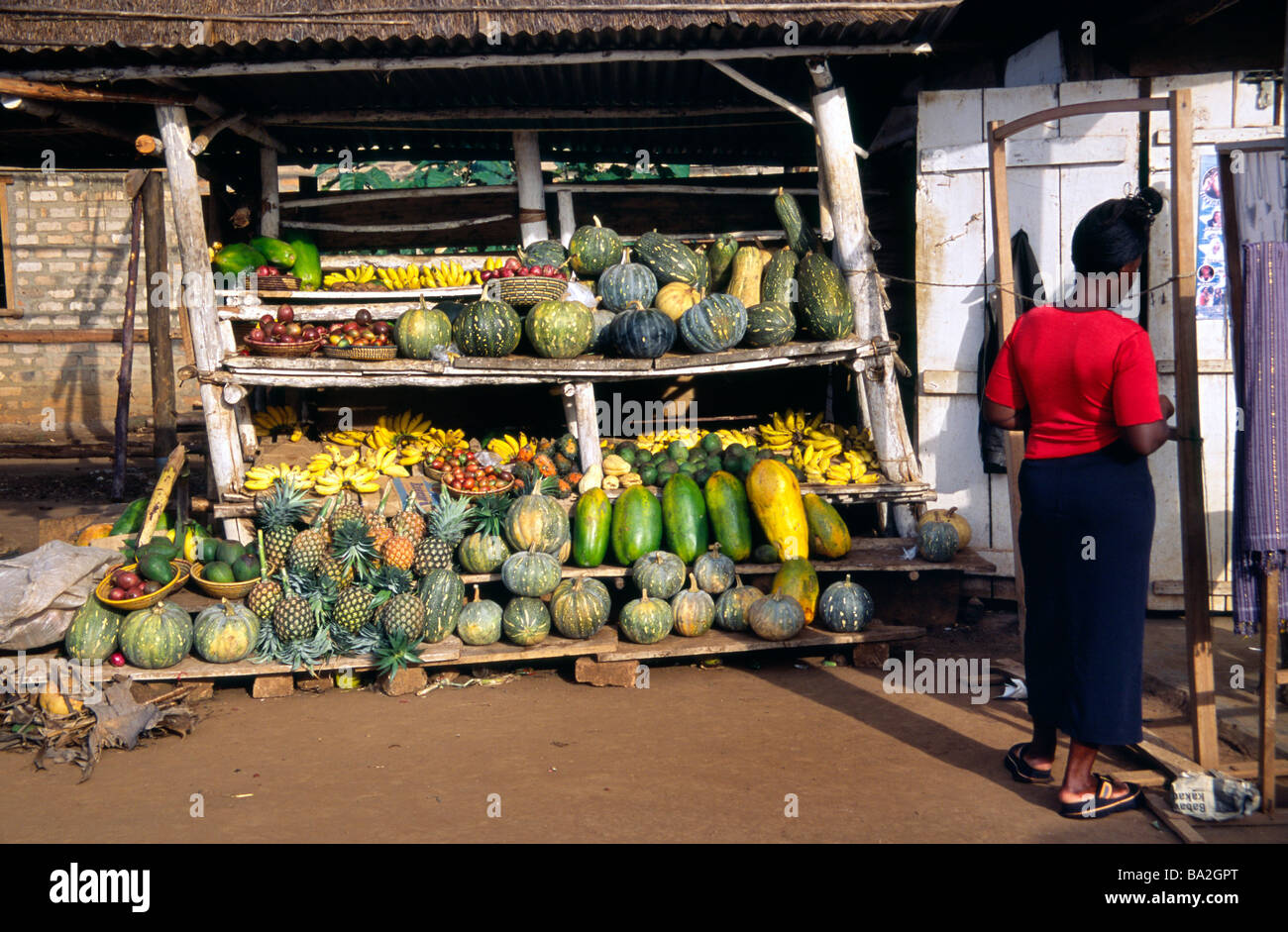 Fruit market uganda africa hires stock photography and images Alamy