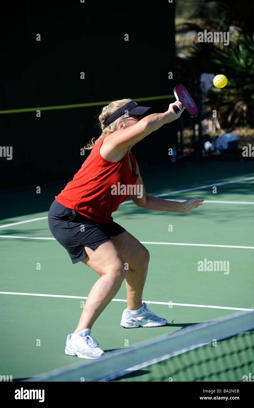 Pickleball old hires stock photography and images Alamy