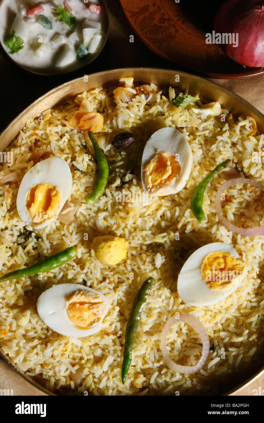Hyderabadi egg biryani is a popular rice based dish from Hyderabad ...