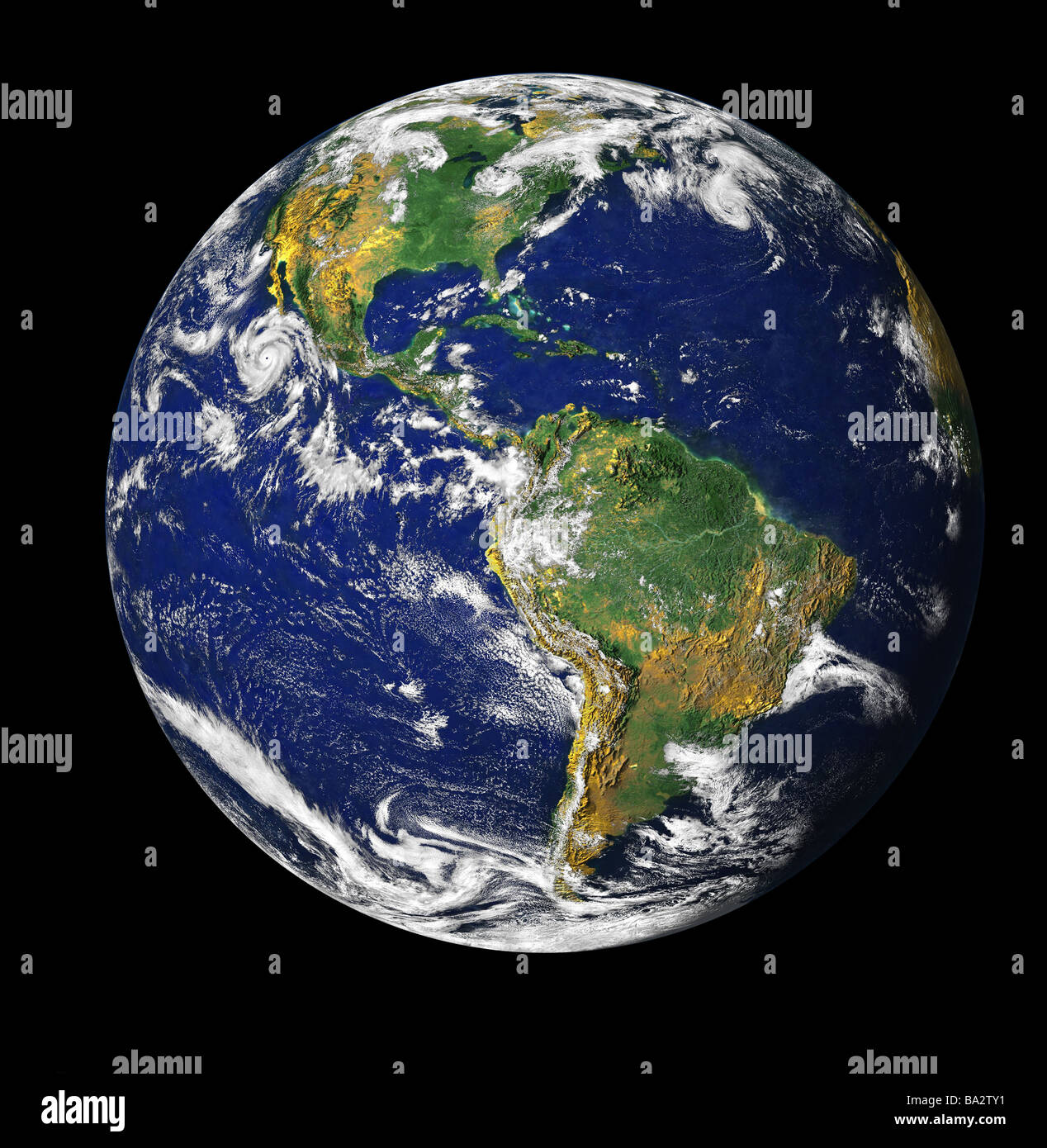 Earth from space Stock Photo