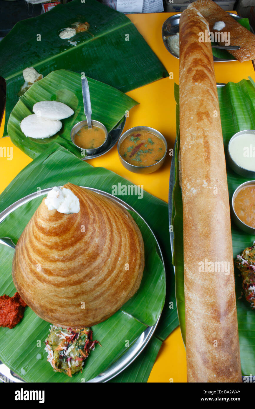 Ghee Roast Dosa is a healthy pancake from south India Stock Photo Alamy