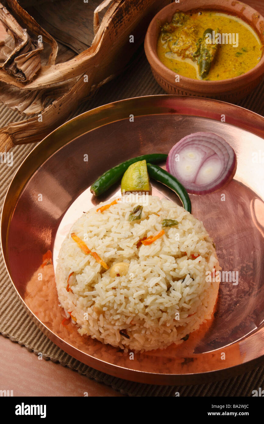 Ghee bhatt is an Indian rice based dish from bengal which is prepared