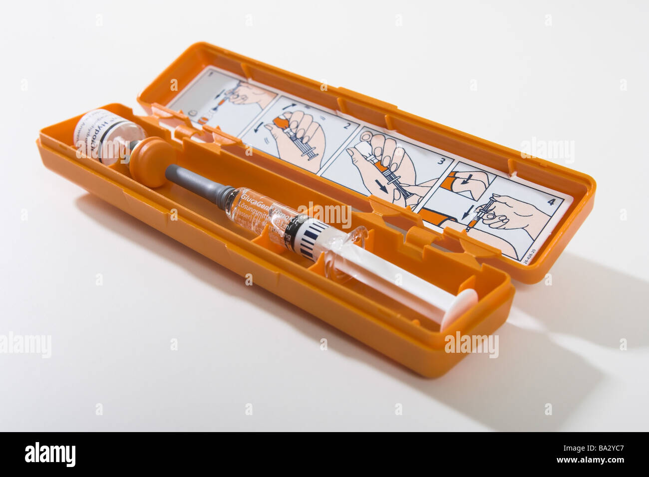 Diabetes emergencyset box insulin shot series illness diabetes medication injection onceshot