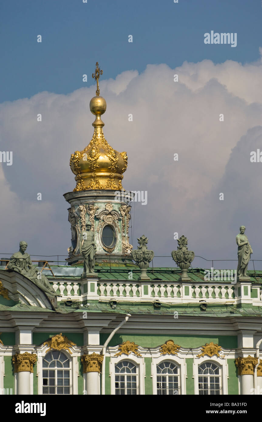The Onion Dome of the Palace's Grand Church. The State Hermitage Museum