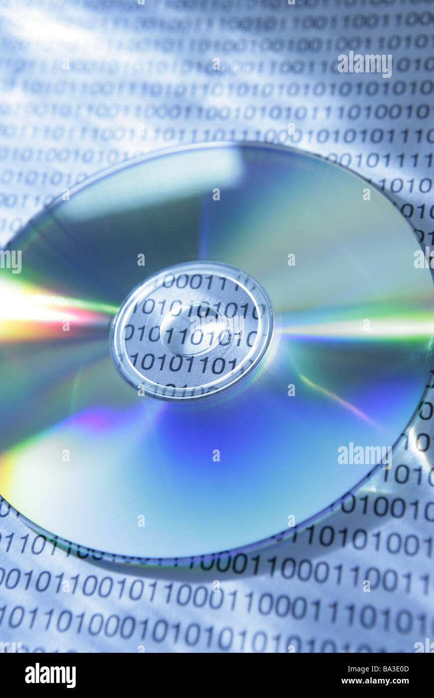 CD payrows binarycode data carriers CDROM Compact Disc DVD stores