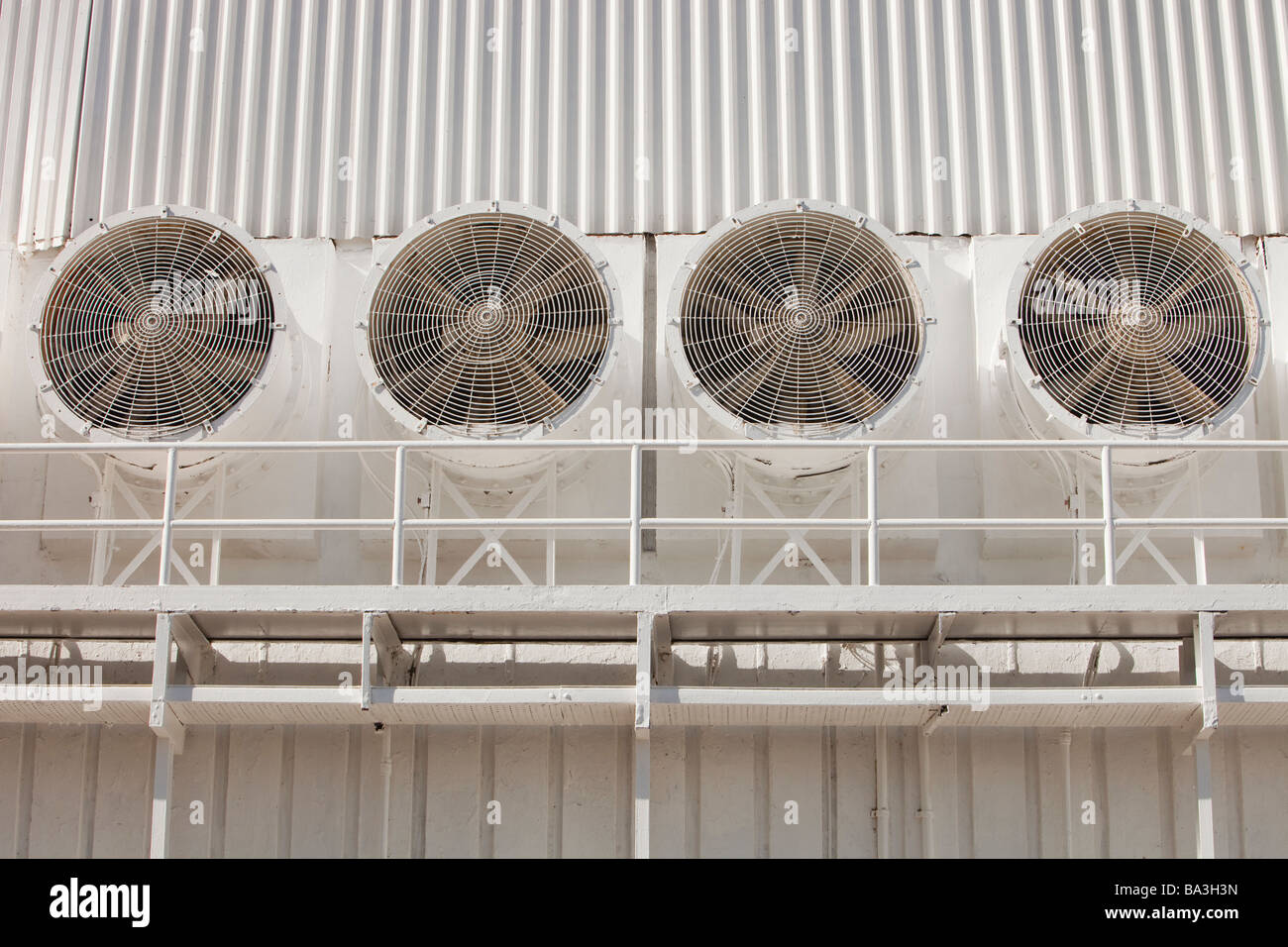 Air conditioning extractor fans in Dubai Stock Photo Alamy