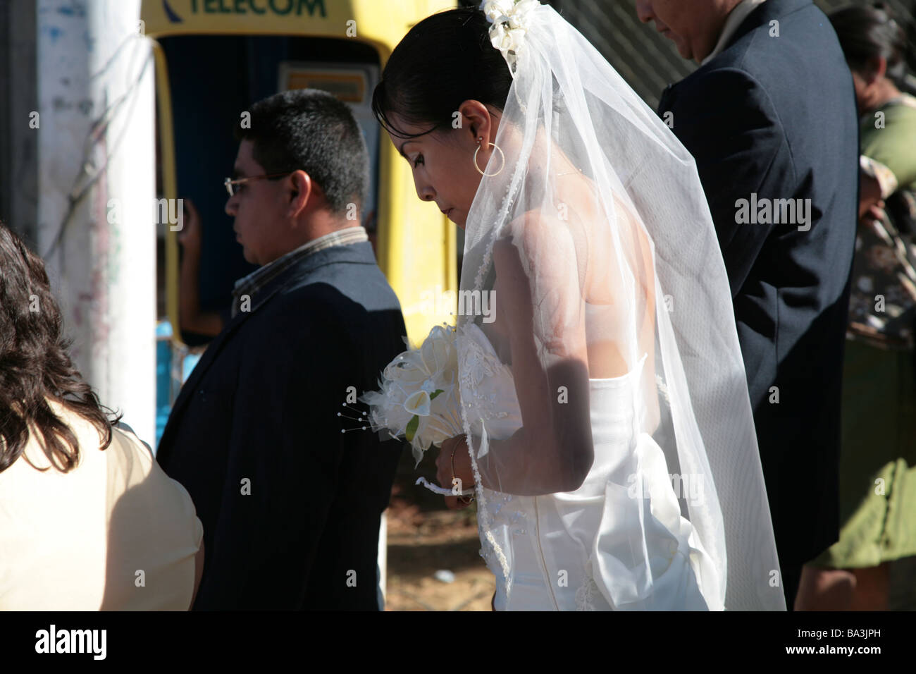Wedding day in Latin America Stock Photo Alamy