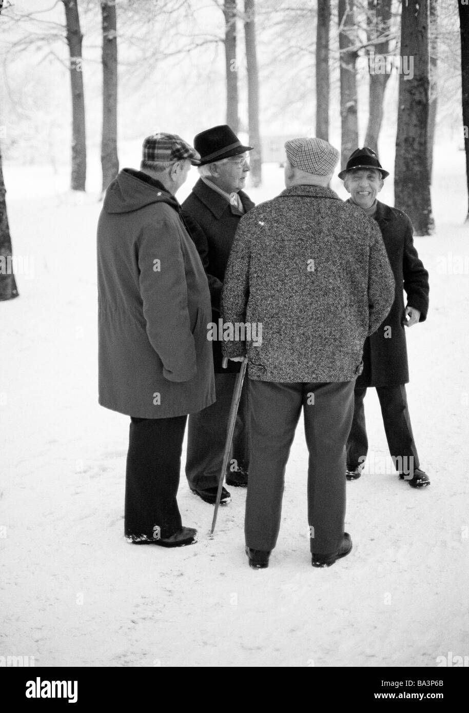Winter everyday life Black and White Stock Photos & Images - Alamy