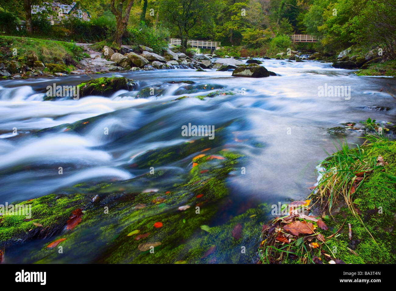 Watersmeet in Exmoor National Park Devon England Stock Photo Alamy