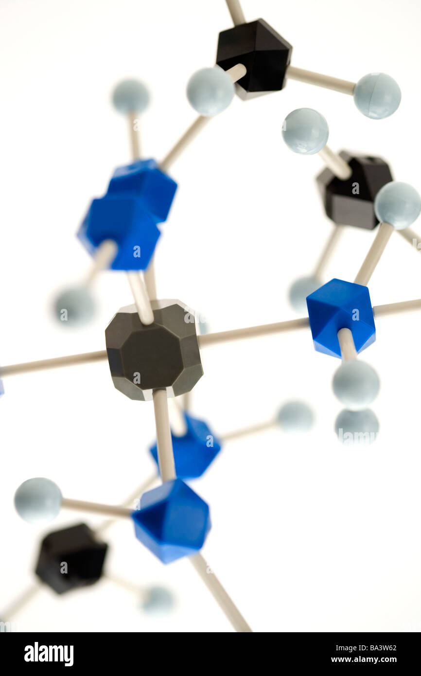 Molecular structure close up Stock Photo - Alamy