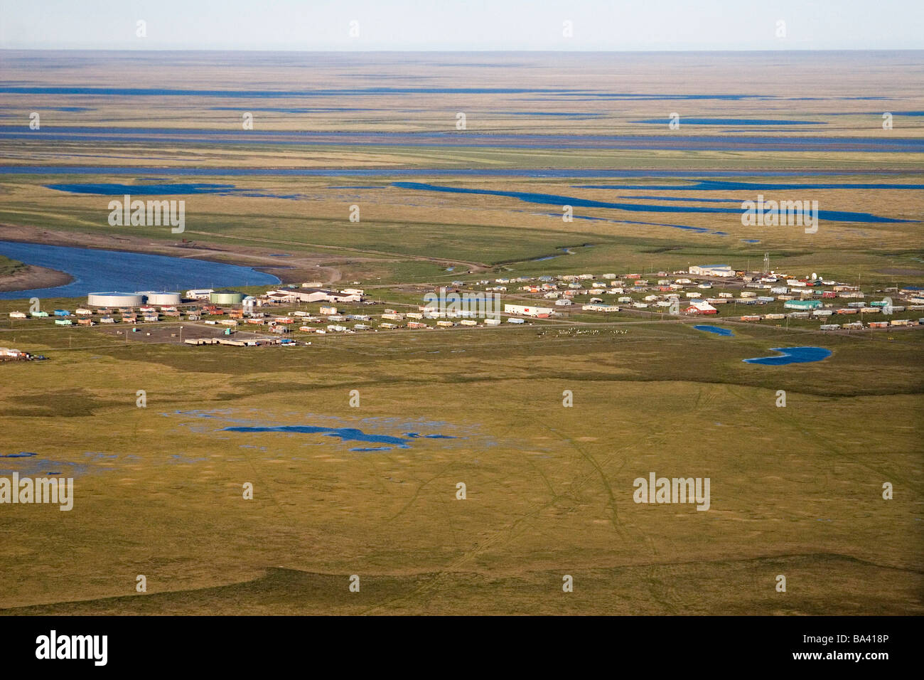 Nuiqsut Alaskan Village High Resolution Stock Photography and Images