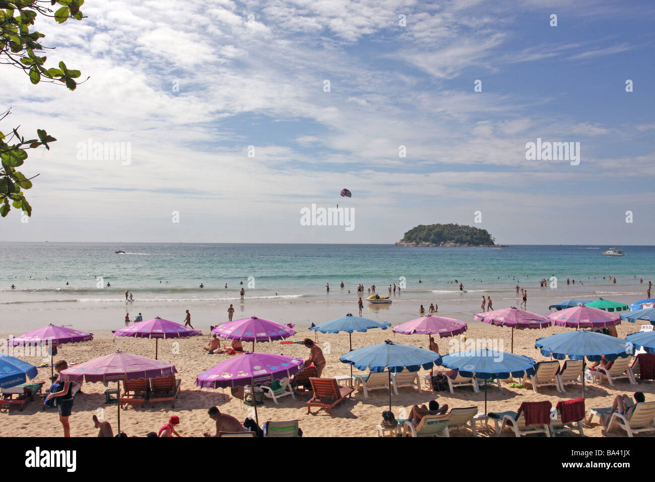 kata beach phuket thailand Stock Photo