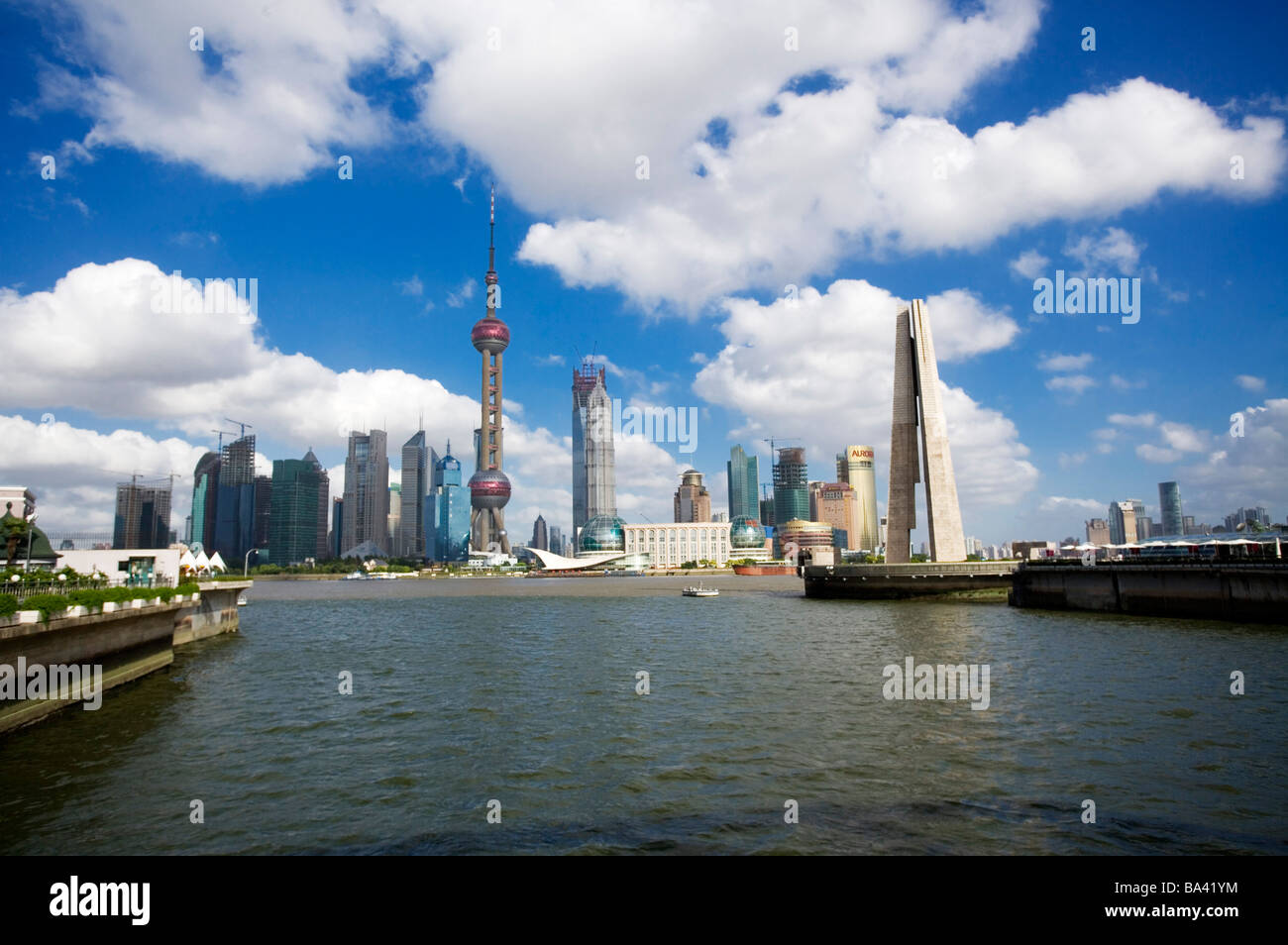 Shanghai china skyline seen hi-res stock photography and images - Alamy
