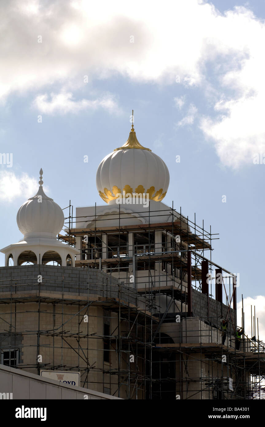 Gurdwara construction, Leamington Spa, Warwickshire, UK Stock Photo Alamy