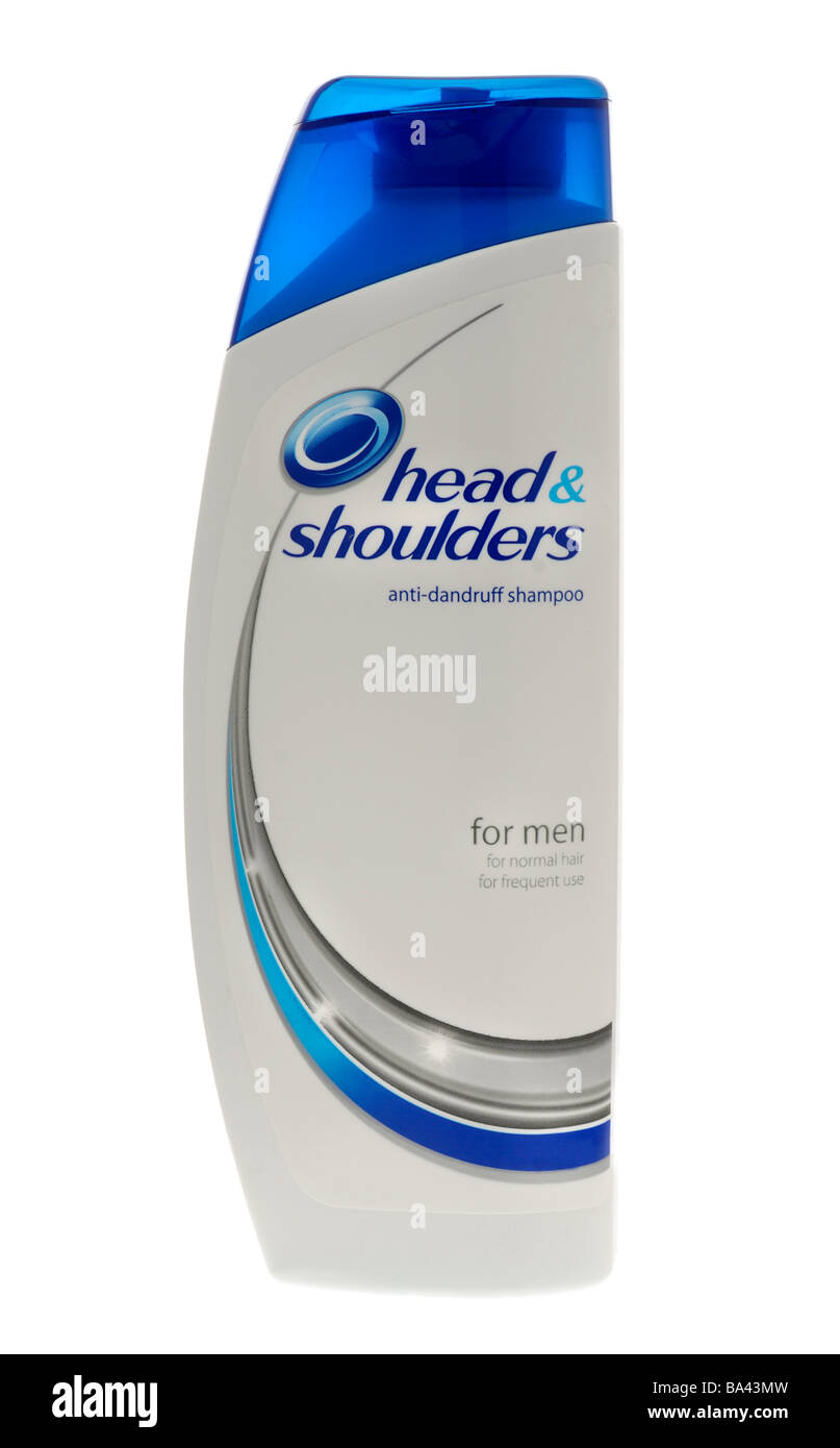 Bottle of Head and Shoulders Shampoo Stock Photo