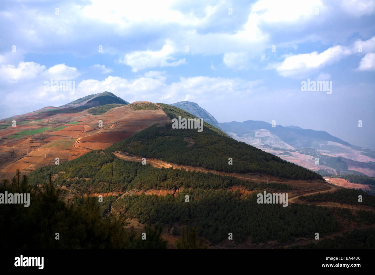 China Yunnan Province Dongchuan Red Land Stock Photo - Alamy