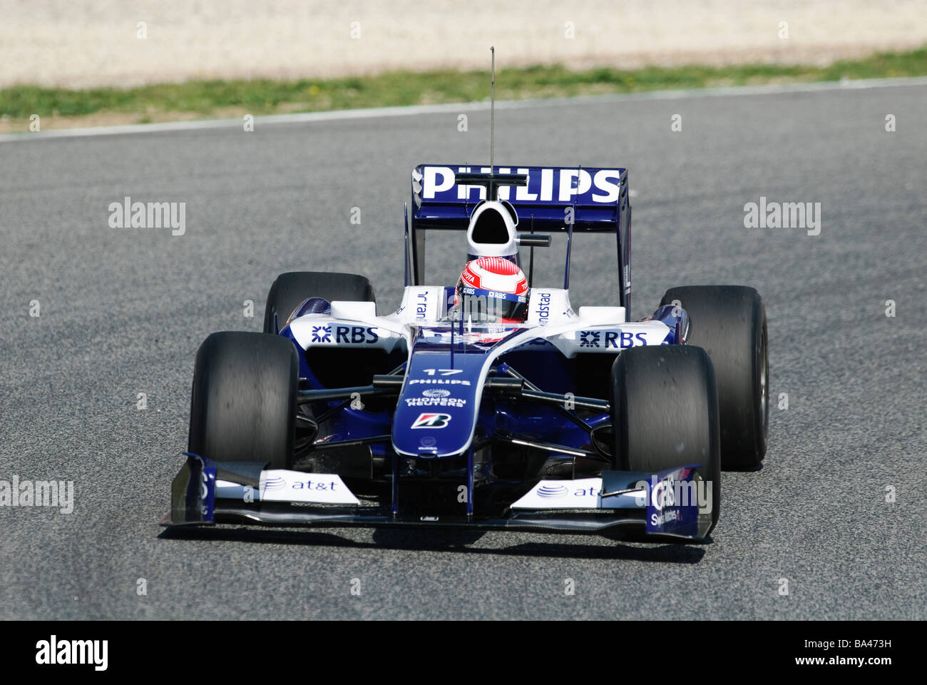 Visière De Course F1 – Kazuki Nakajima – Williams Toyota 2009 – Avec Signature