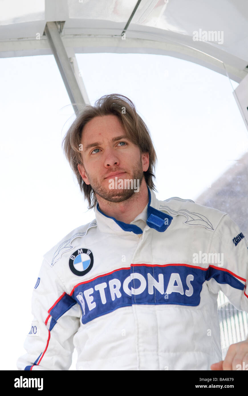 Portrait of Nick HEIDFELD, BMW,  during Formula One testing sessions in march 2009 Stock Photo