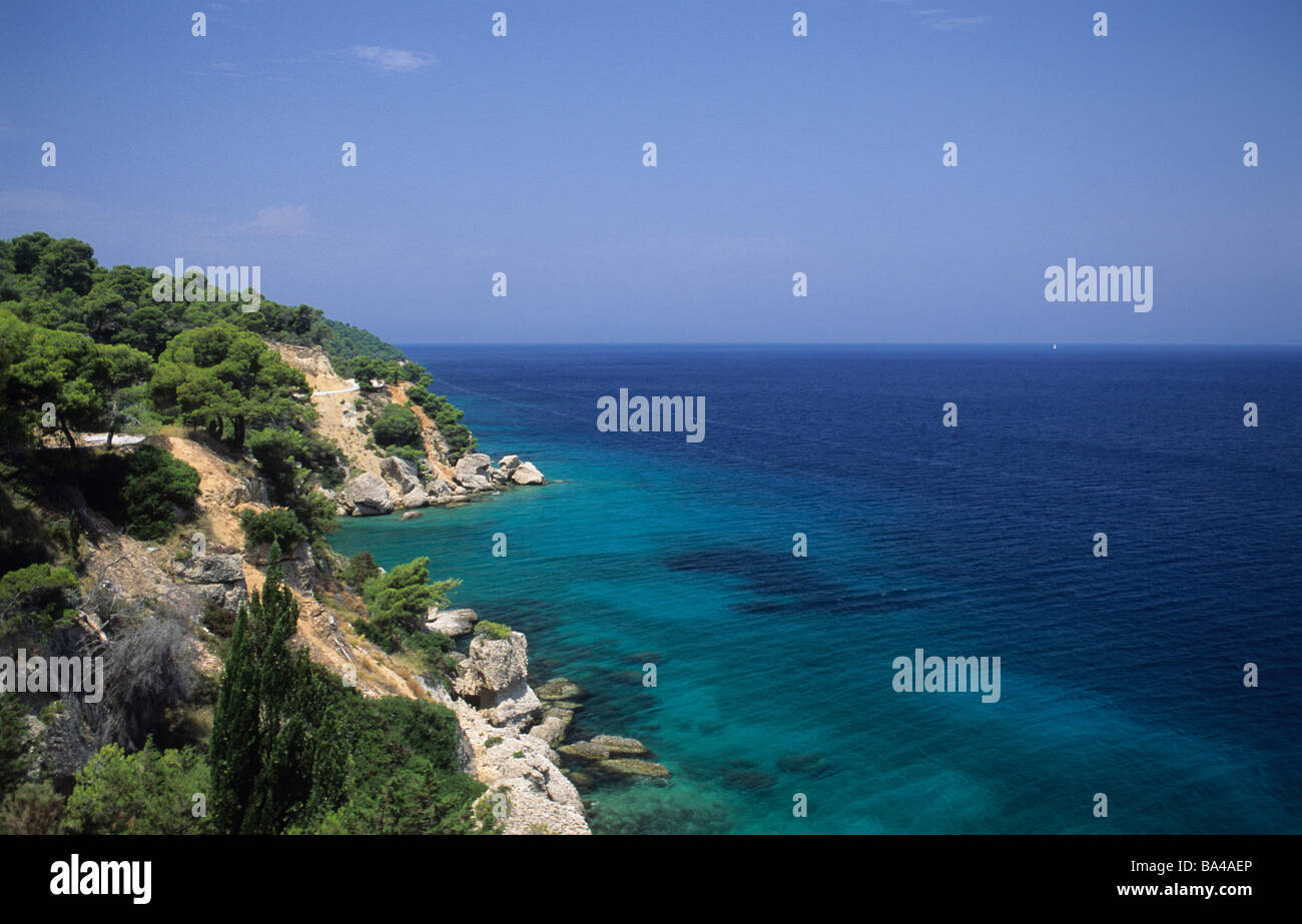 Rock formations cliffs along hi-res stock photography and images - Alamy