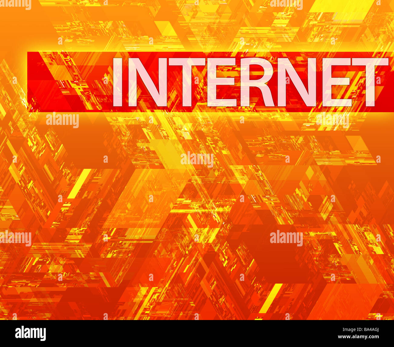 Data abstract illustrating electronic information concepts