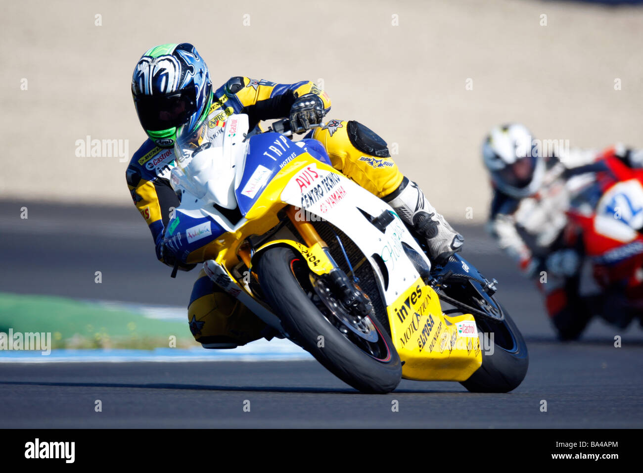 Motorcycle racing, Jerez de la Frontera, Spain Stock Photo Alamy