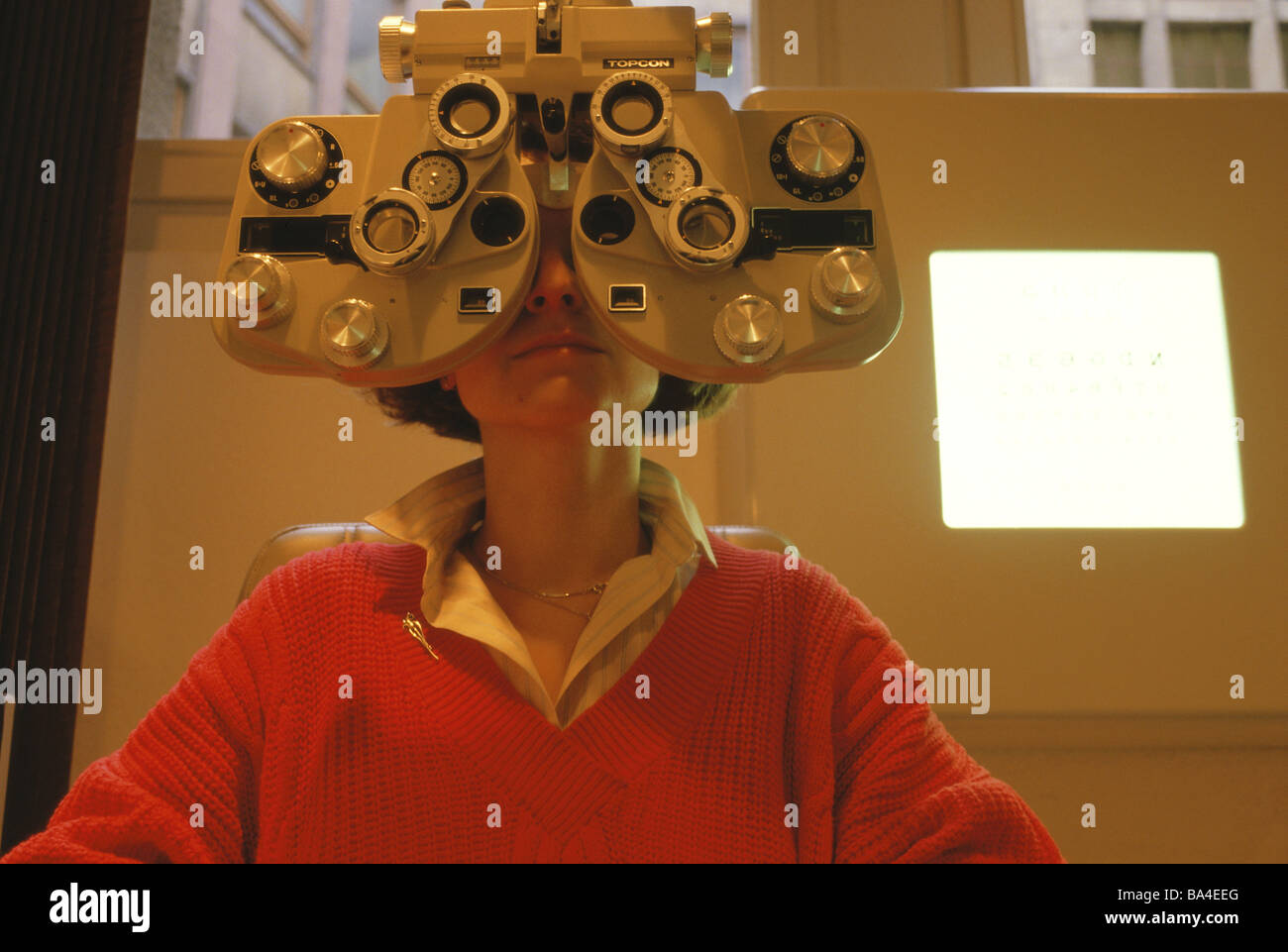 Mechanical Model Of The Eye Stock Photos & Mechanical