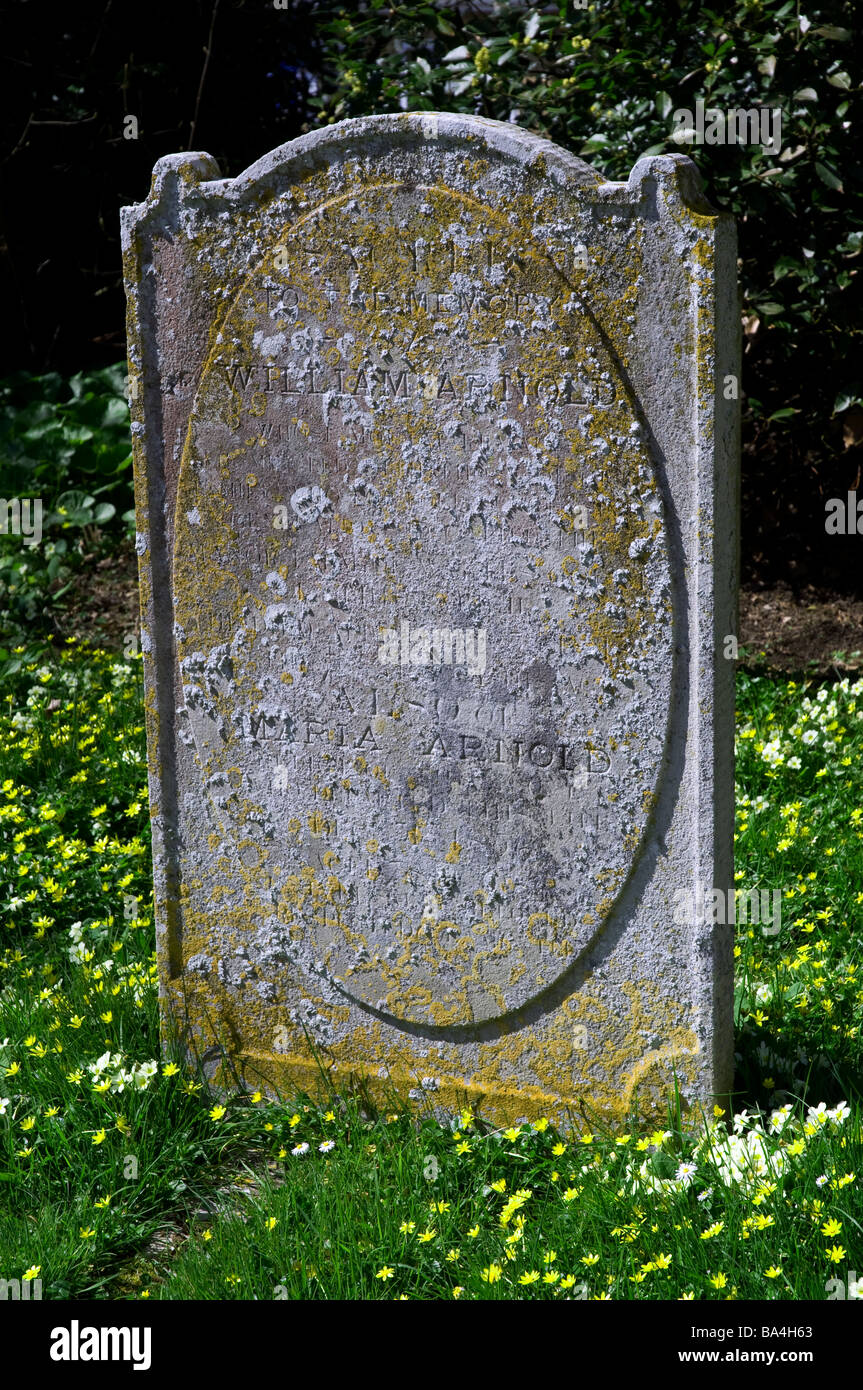 Gravestone, St Mary's Church, Brightstone, Isle of Wight, England, UK, GB Stock Photo Alamy