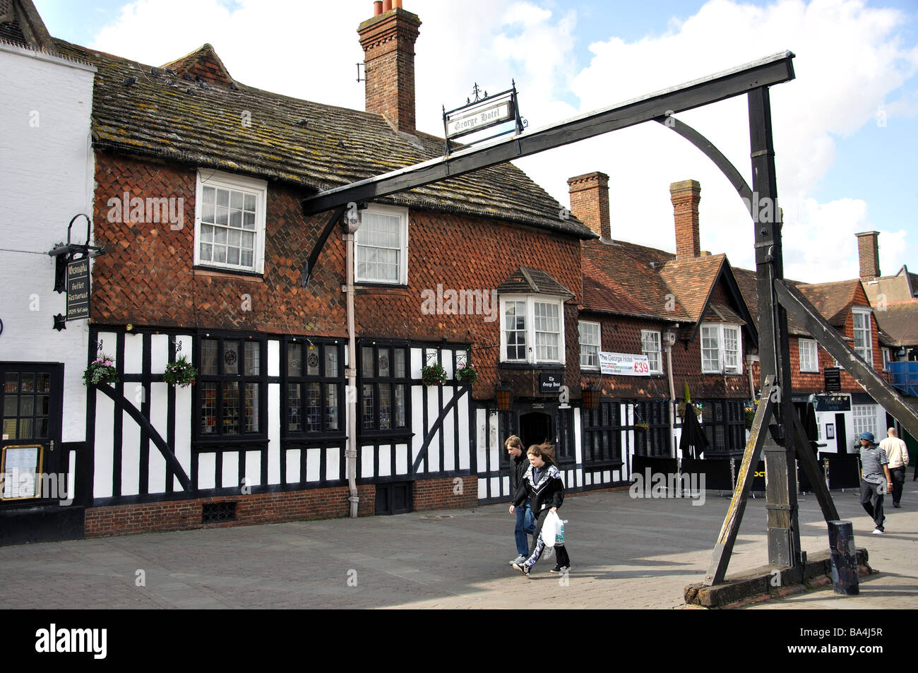 The 17th Century Hotel, High Street, Crawley, West Sussex Stock