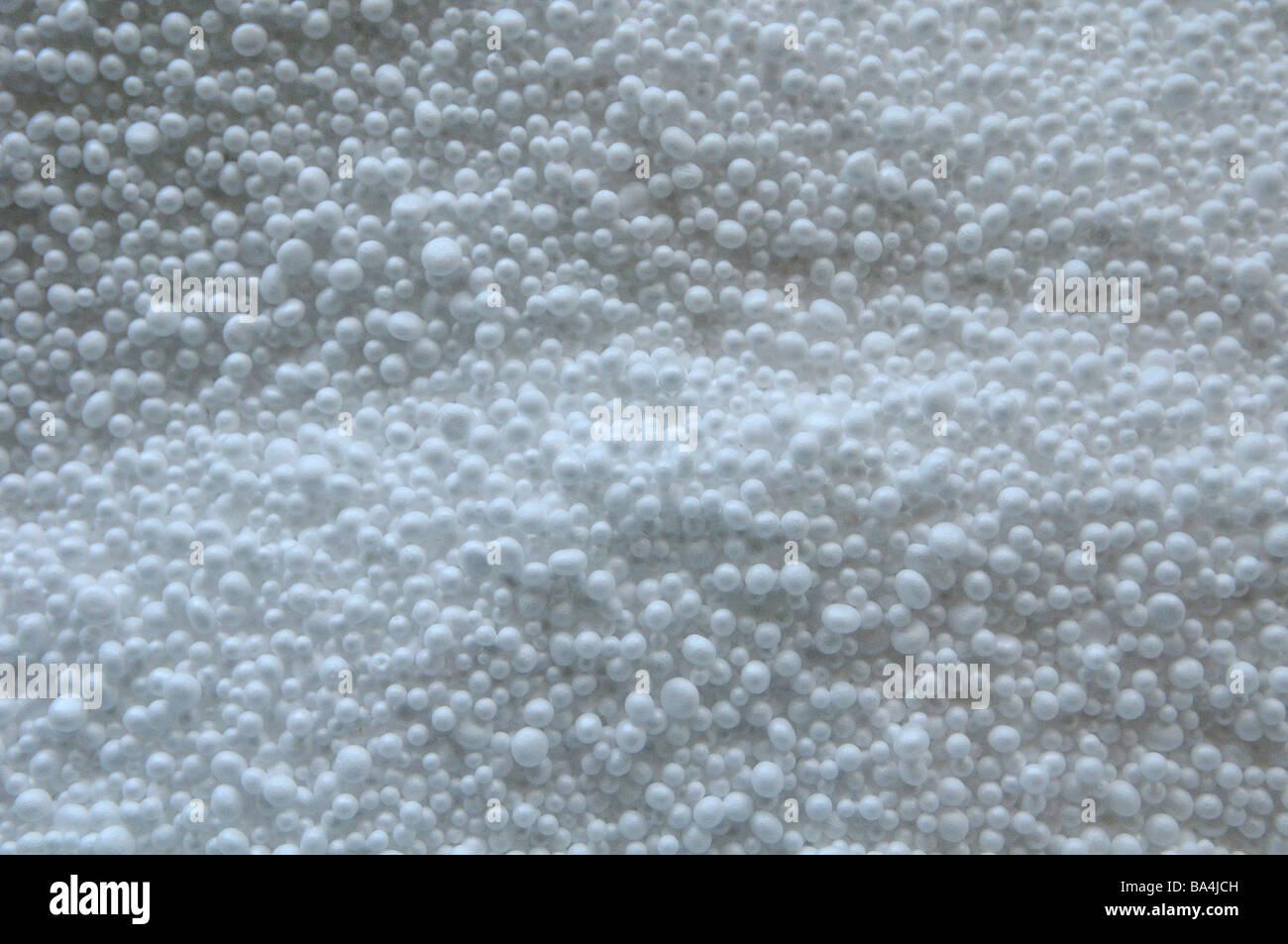 plast foam texture white, small balls buscar Stock Photo