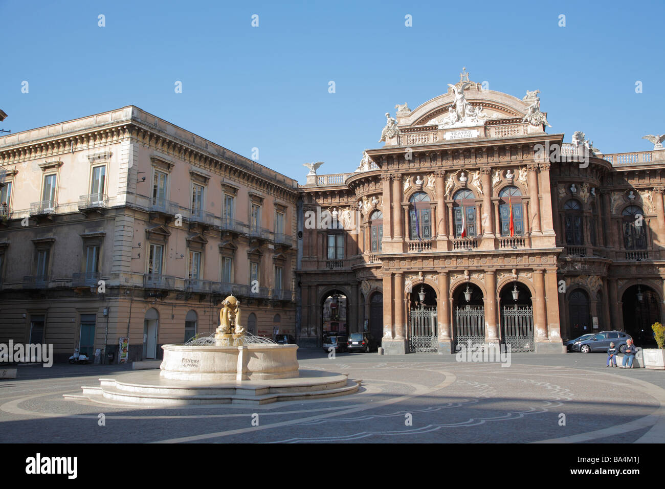 Teatro Massimo Bellini, Theater, Catania, Sicily, Italy Stock Photo - Alamy