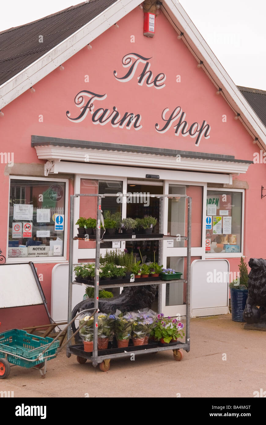 Friday street farm shop store at Farnham,Suffolk,Uk selling local