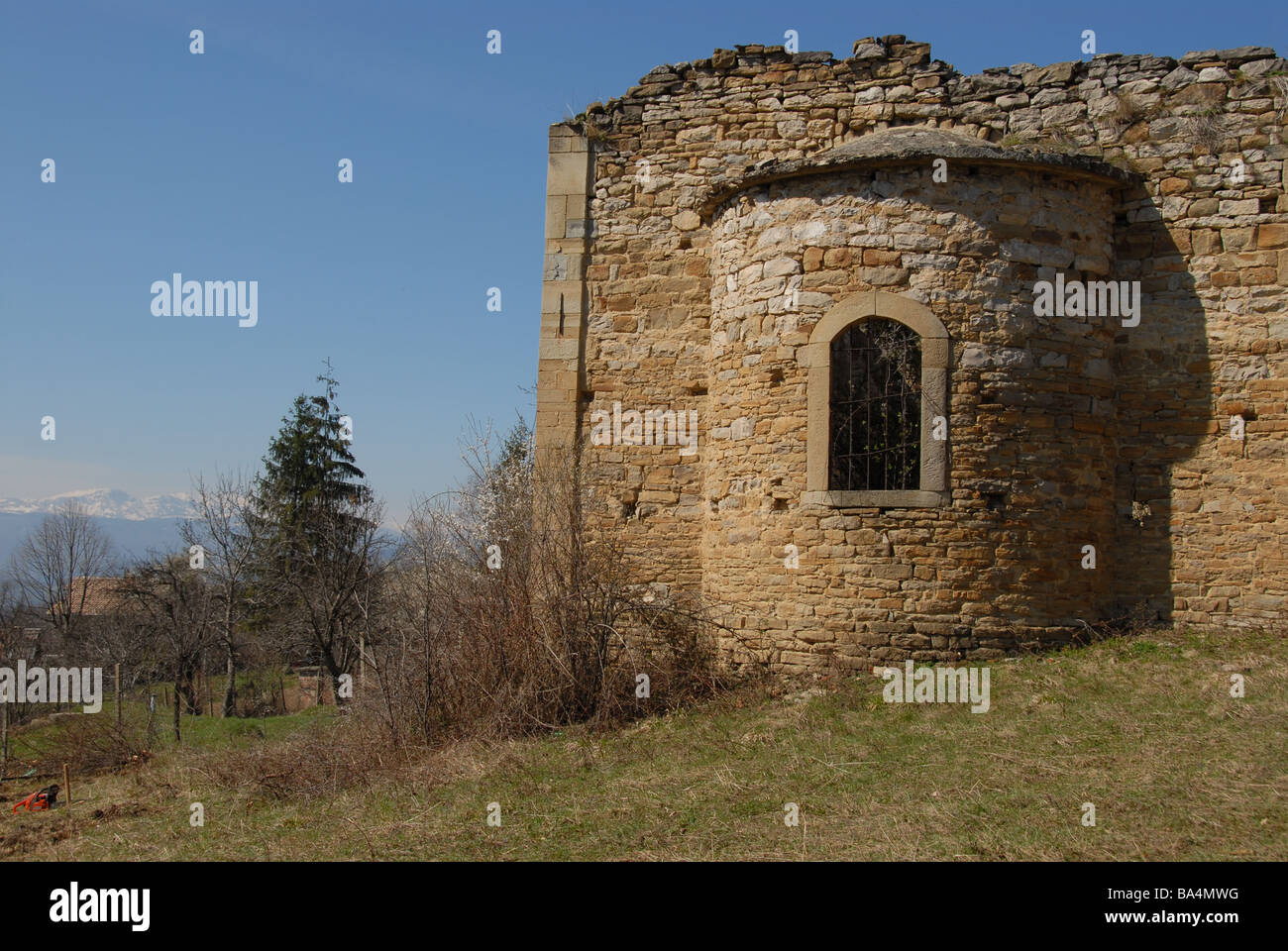 Bulgaria old church Stara planina mountain Stock Photo
