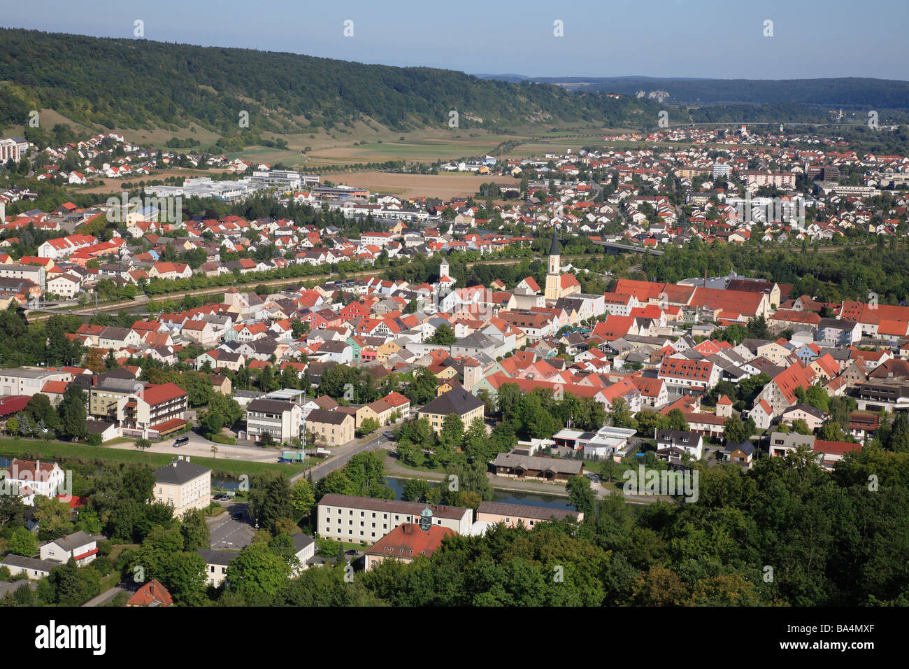 city of Kelheim Bavaria Germany Stock Photo