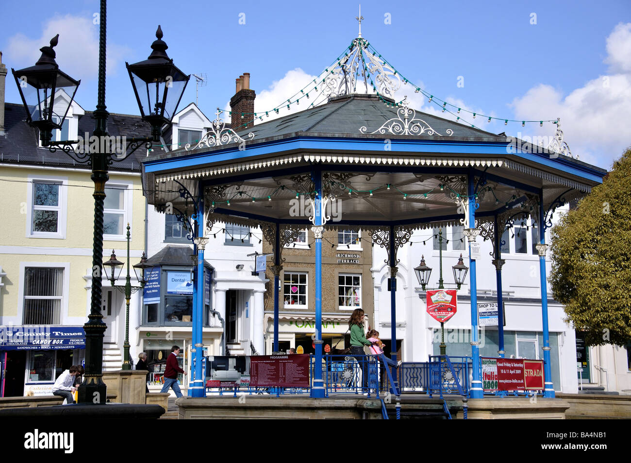 The Bandstand, The Carfax, Horsham, West Sussex, England, United Kingdom Stock Photo