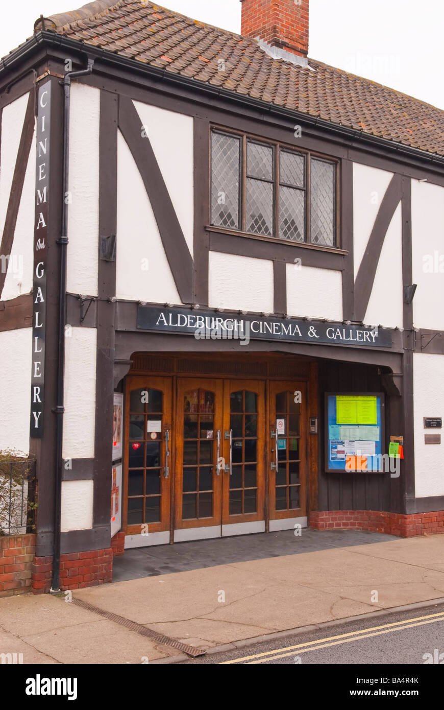 The Aldeburgh cinema & Gallery in Aldeburgh,Suffolk,Uk Stock Photo