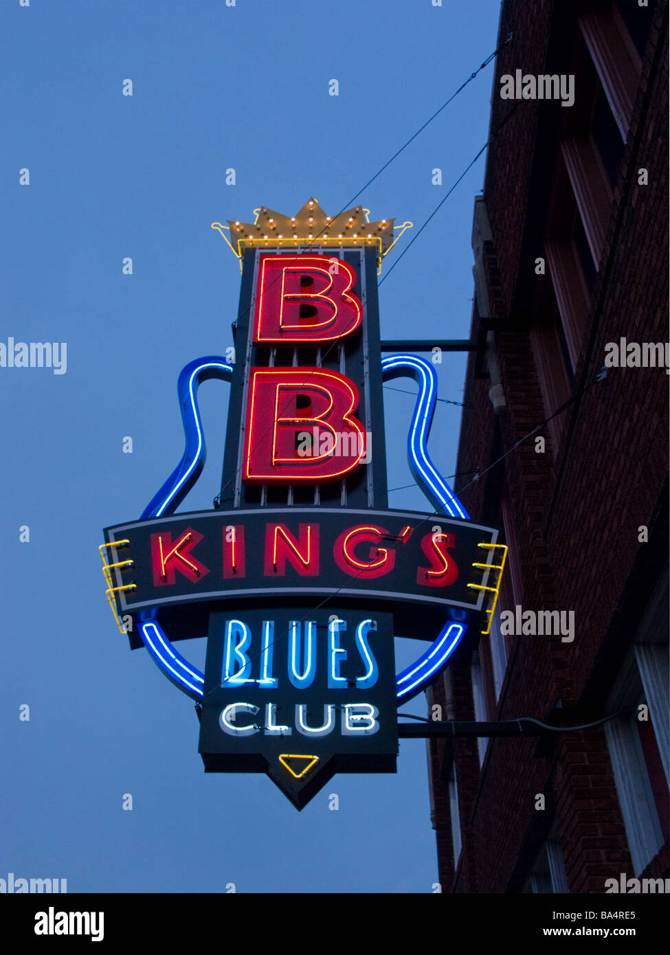 BB King s Blues Club Neon sign Stock Photo