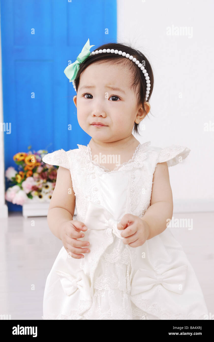 Cute Chinese baby girl Stock Photo - Alamy image