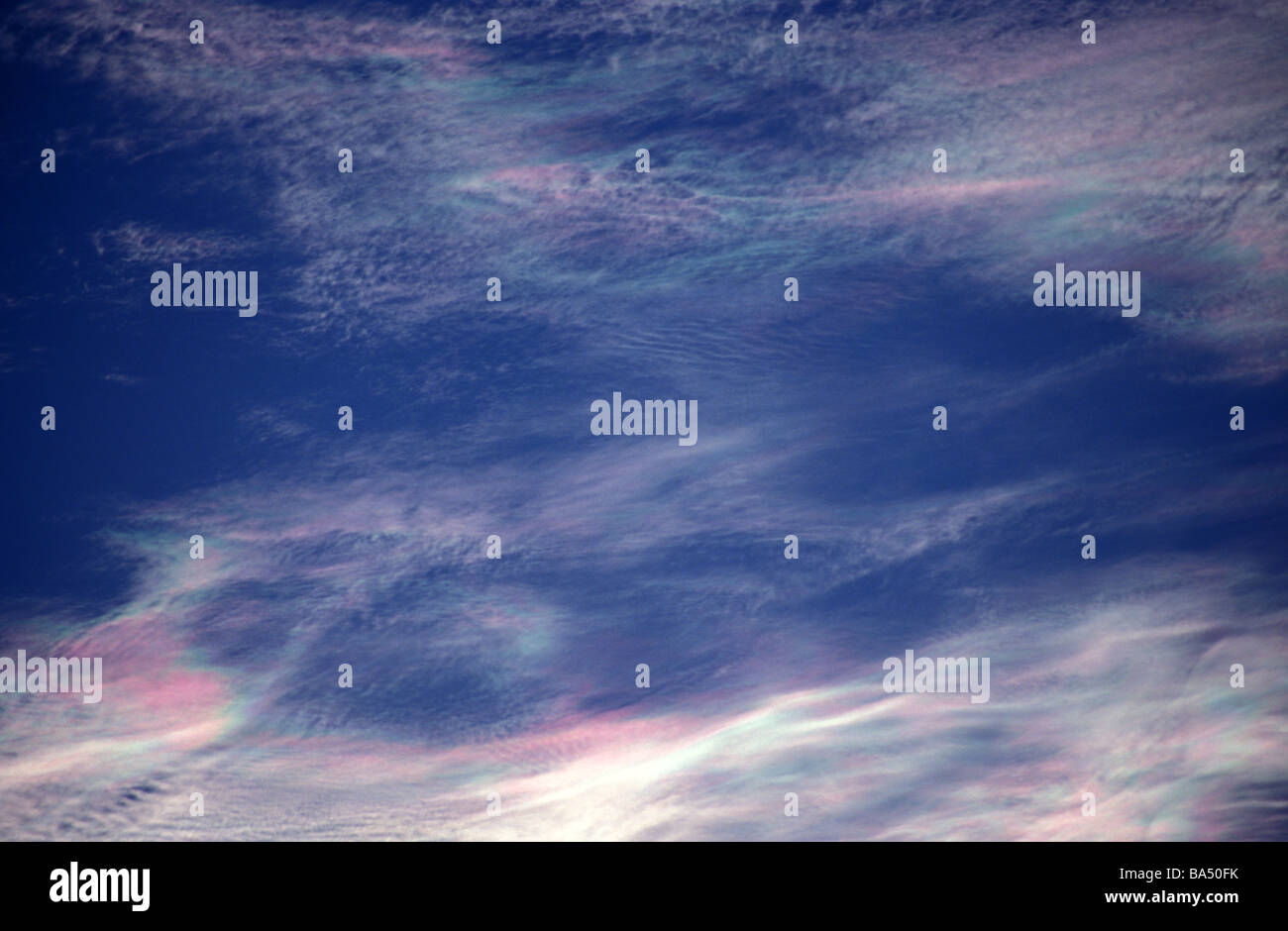 High Altitude Refractions Ice Crystal Clouds Cirrus Sky Nacreous Stock Photo Alamy High Altitude Refractions Ice Crystal Clouds Cirrus Sky Nacreous Stock Photo Alamy