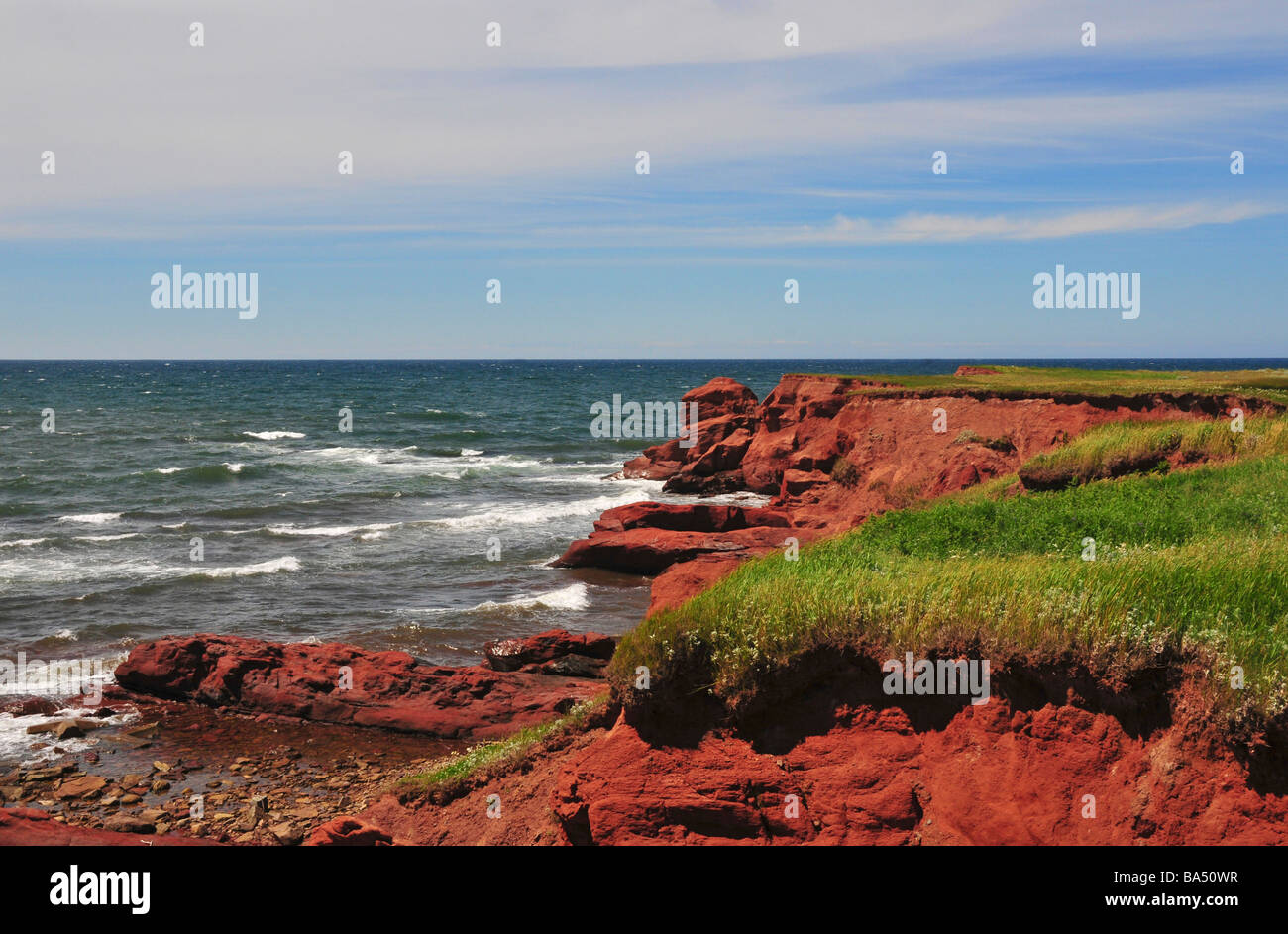 Etang du nord sector Island of Cap aux Meules Iles de la Madeleine