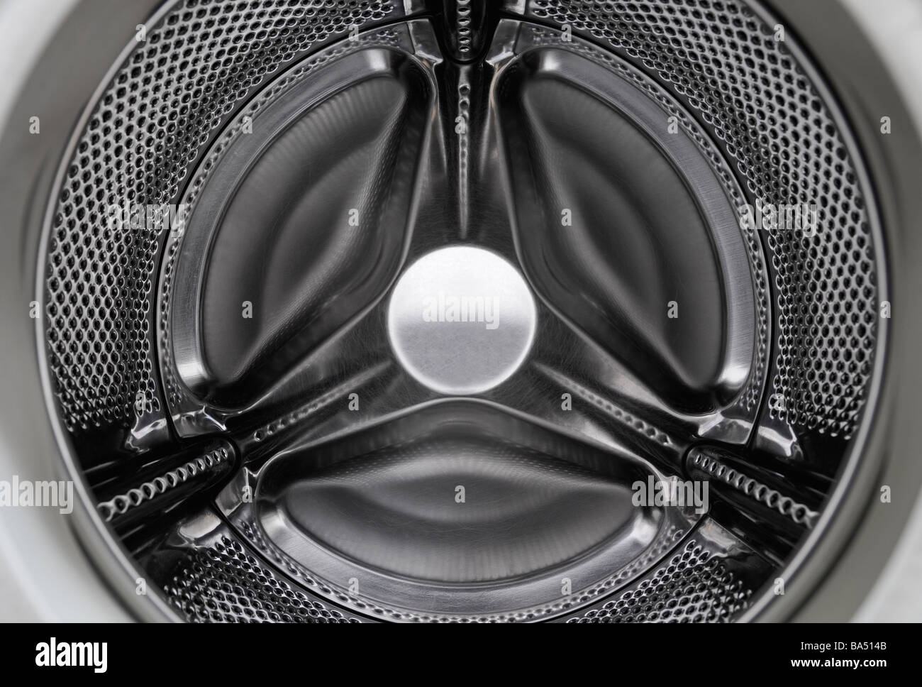 Washing Machine Inside Stock Photo Alamy