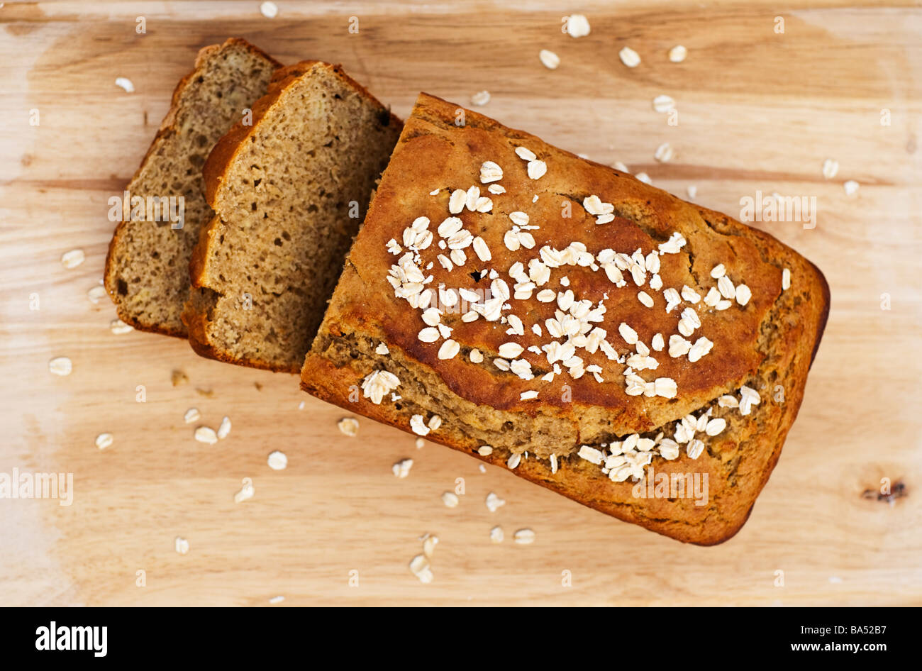 freshly baked loaf of bread Stock Photo