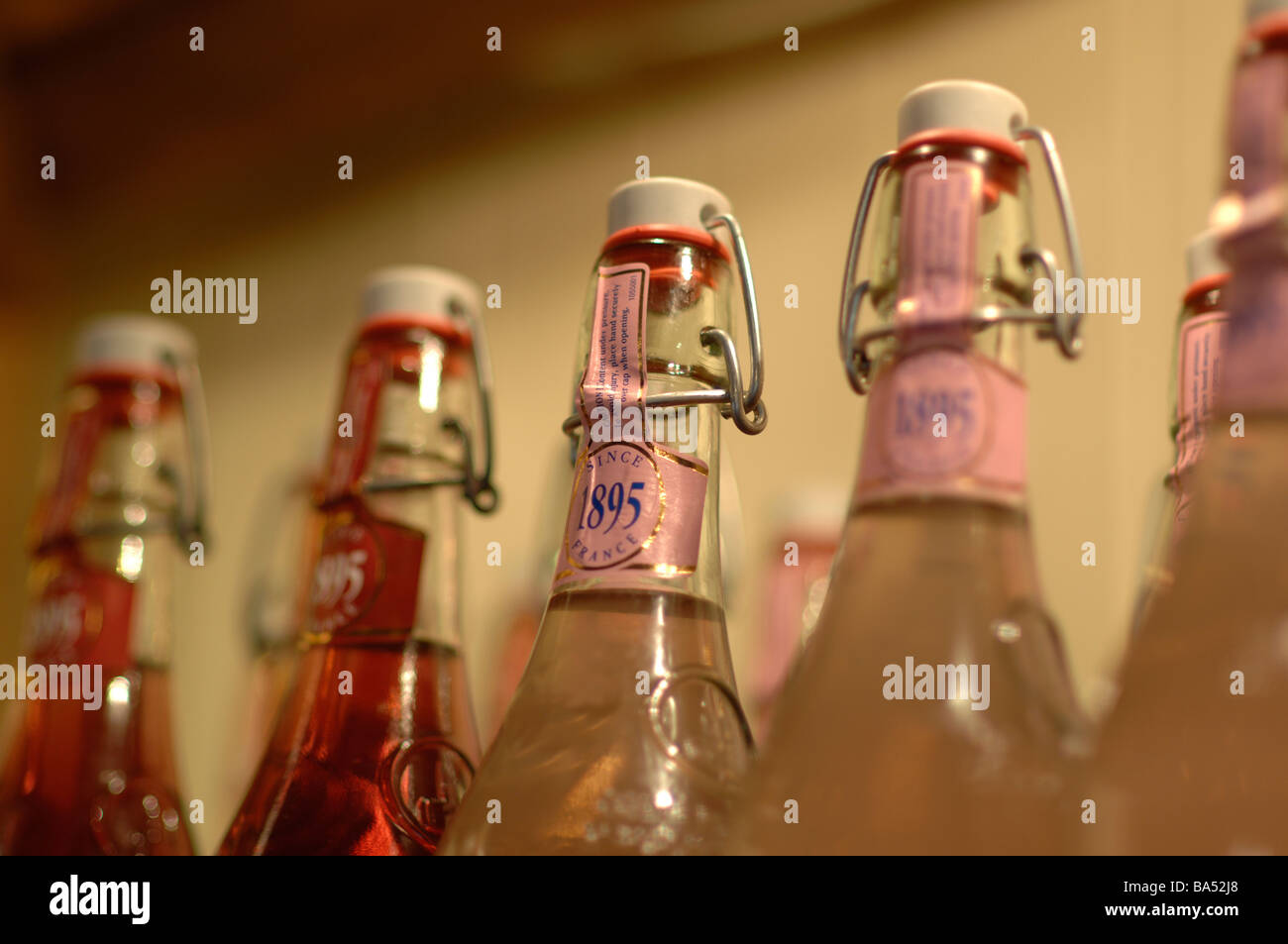 French wine bottles Stock Photo Alamy