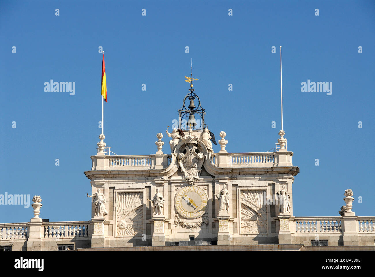 Facade of royal palace of madrid hi-res stock photography and images ...