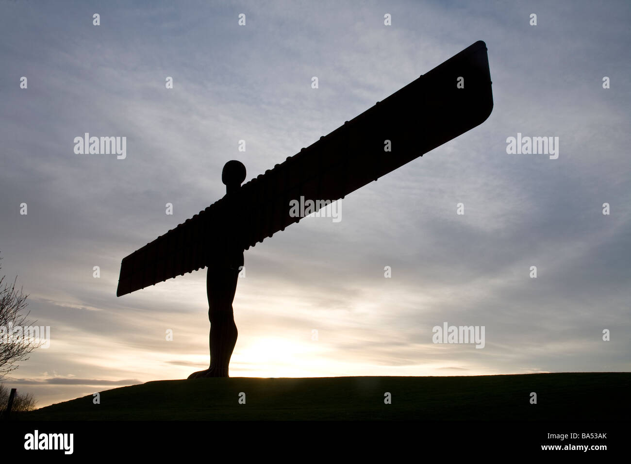 The Angel of the North sculpture at Gateshead, Tyne & Wear Stock Photo ...