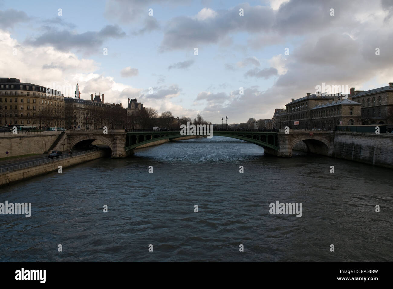 Paris Rivers Bridge Bridge at Seine River in Paris Stock Photo - Alamy