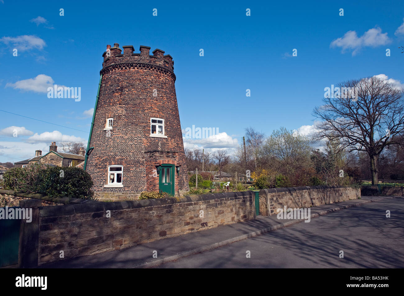 'The Round House' on 'Clayfield Lane' at Wentworth, 'South Yorkshire',England,'Great Britain' 'United Kingdom', Stock Photo
